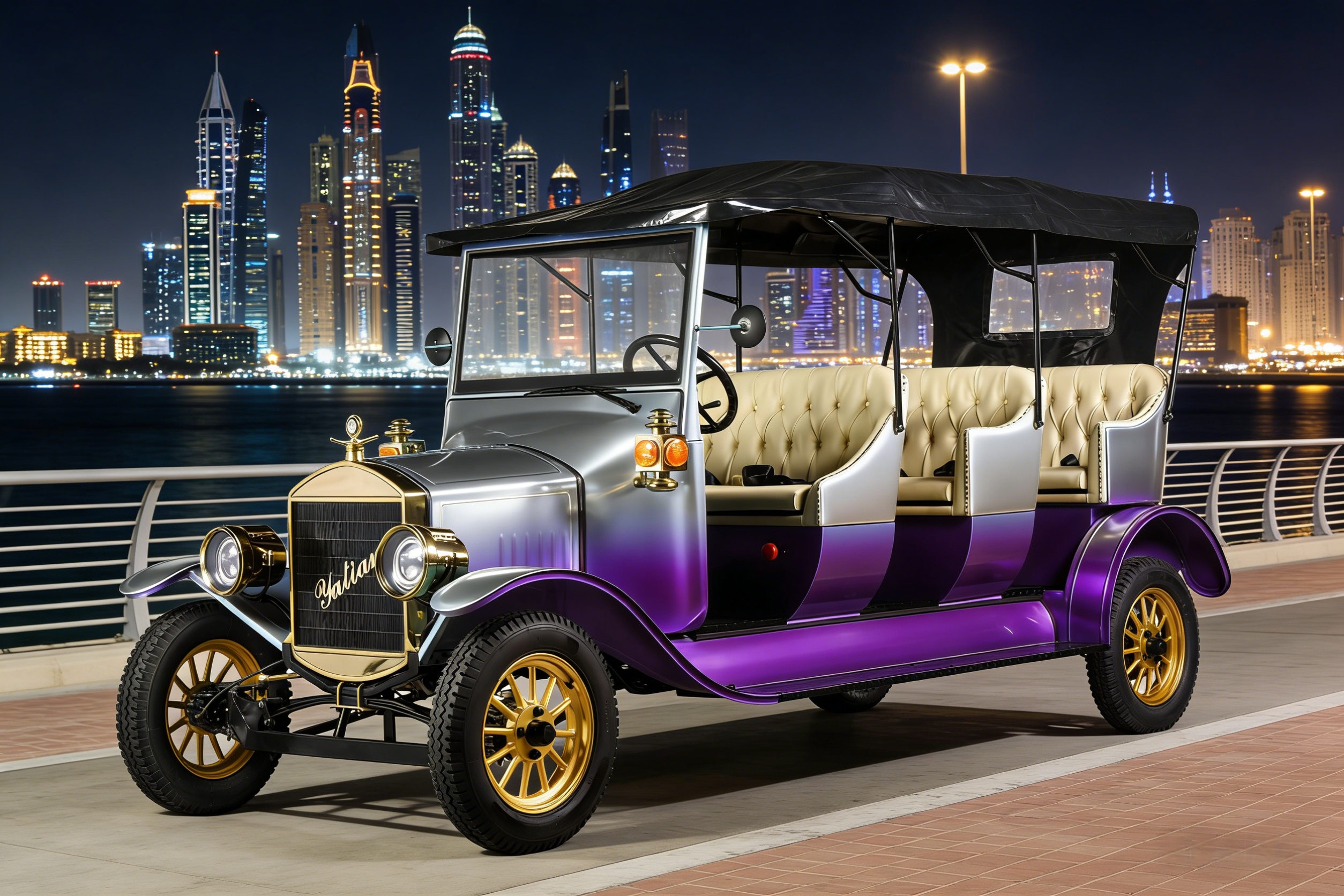 Coche retro cl&aacute;sico LY08B (5)