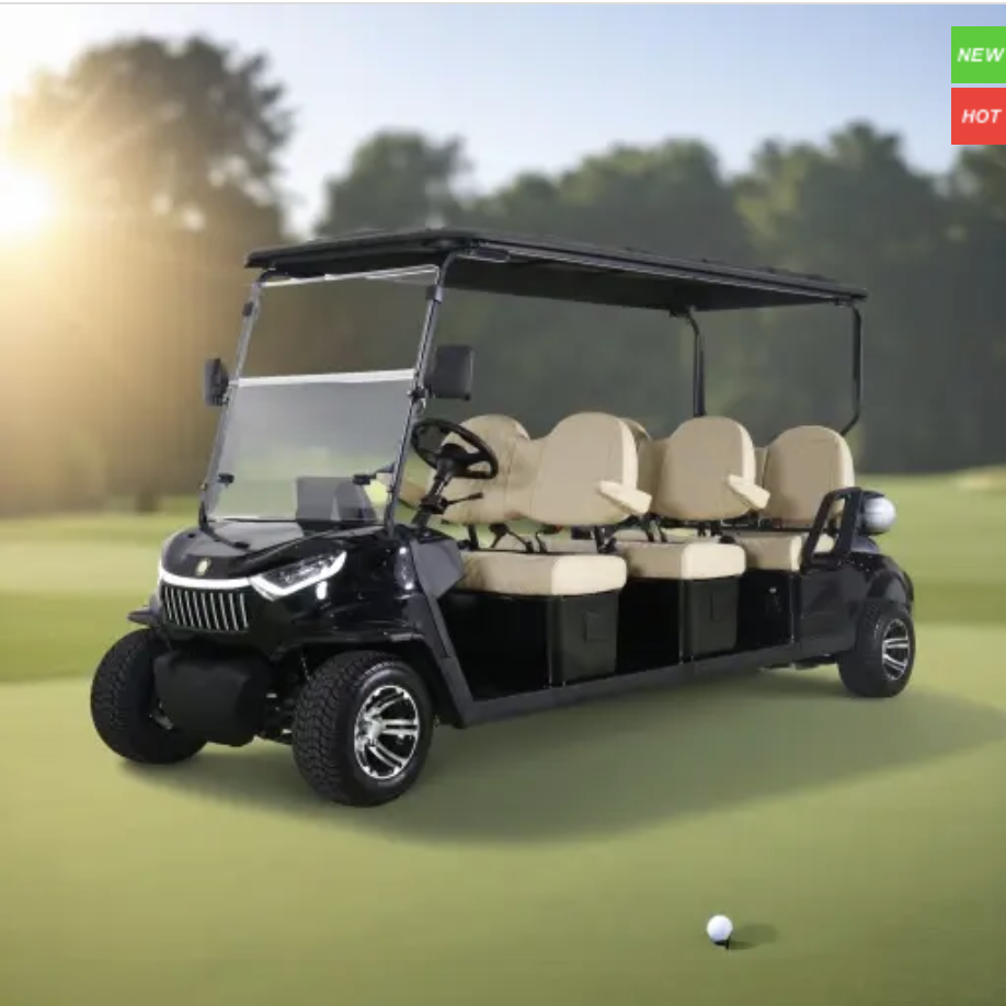 Carro de golf negro de 6 plazas del fabricante Yatian GQ06C