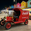 Icónico camión de comida retro de Coca-Cola: carrito de refrigerios multifuncional famoso en Internet para mercados nocturnos (personalizable)
