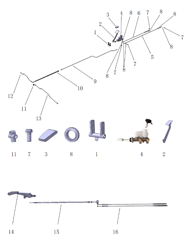 Repuestos originales para componentes del sistema completo del vehículo eléctrico clásico LY05B en stock