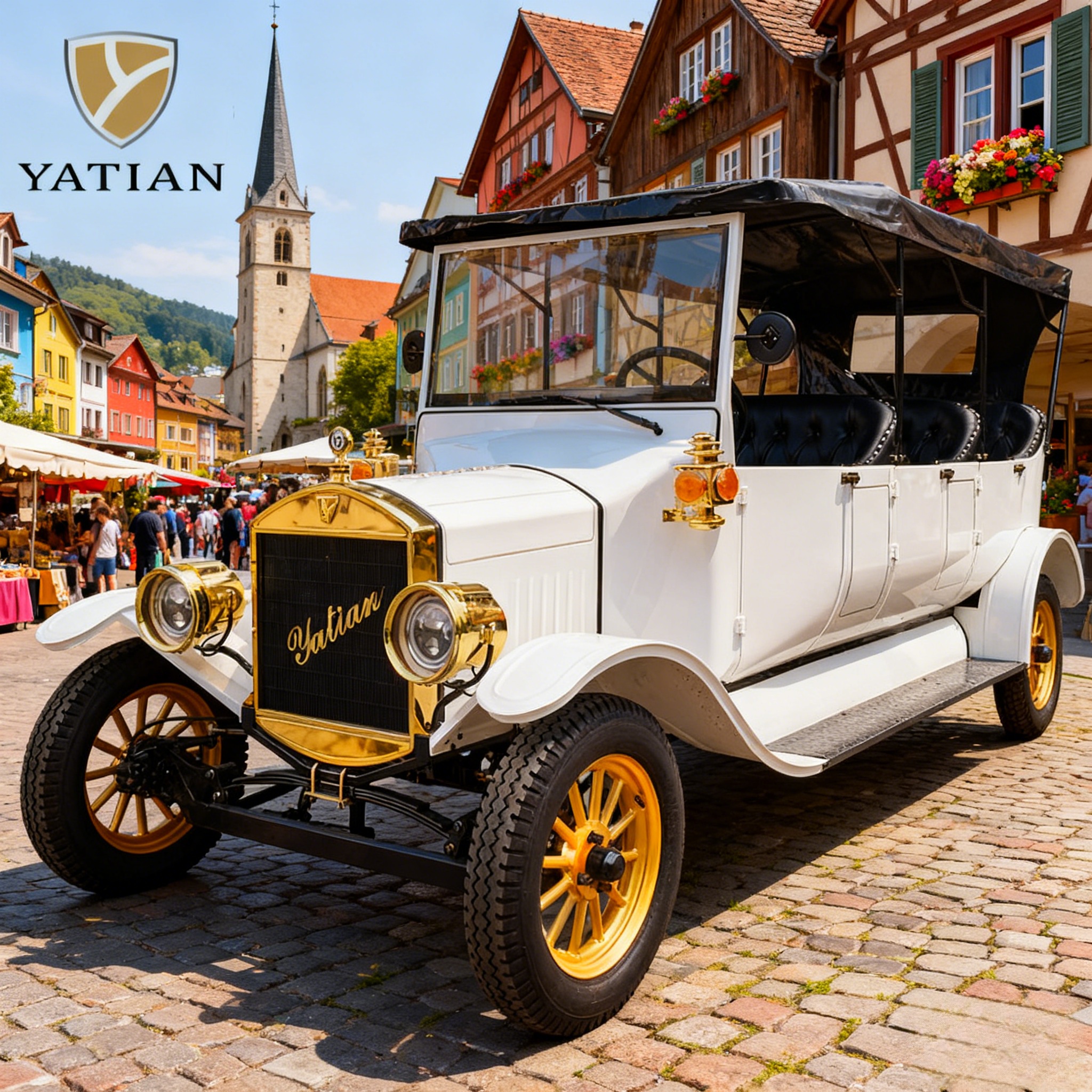 Yatian Ly08n Black MultipUrpose Most Collectible Black Vintage Car Vintage Car