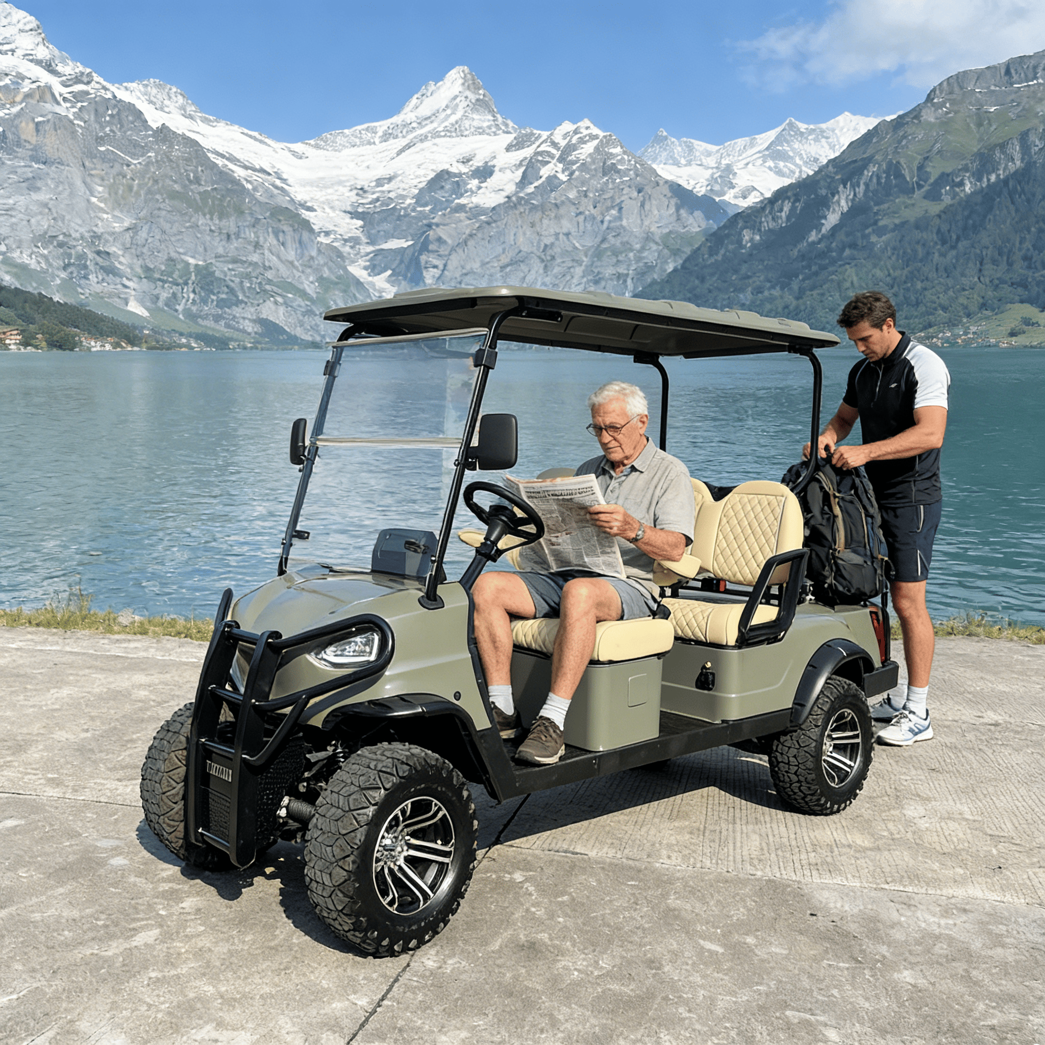 Buggy de caza todoterreno eléctrico de 4 plazas YATIAN GQ04Q