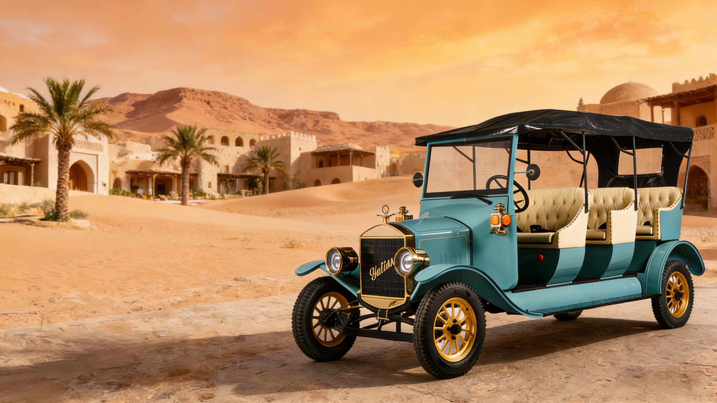 Carro de golf retro cl&aacute;sico (1)