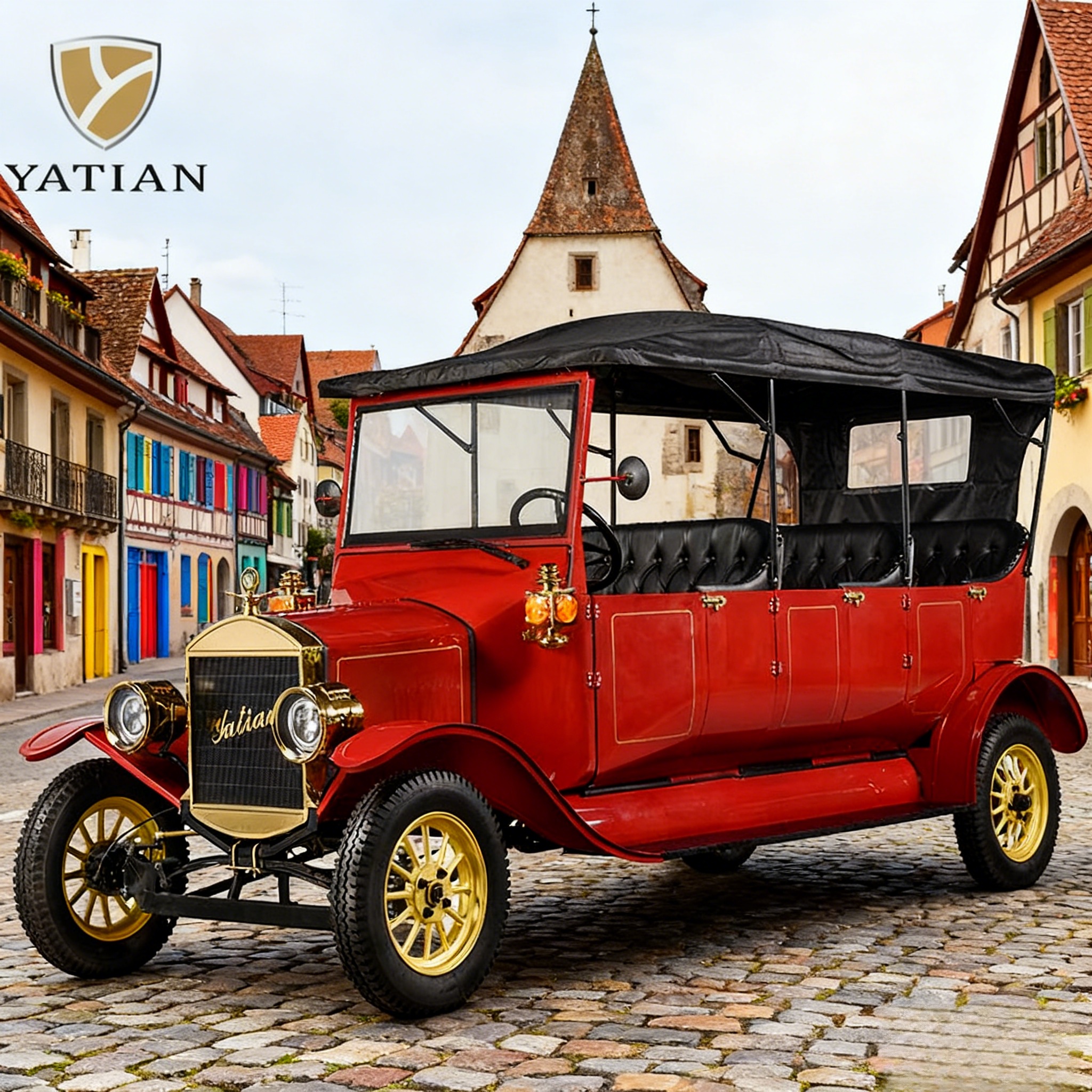 Yatian Ly08n Black MultipUrpose Most Collectible Black Vintage Car Vintage Car