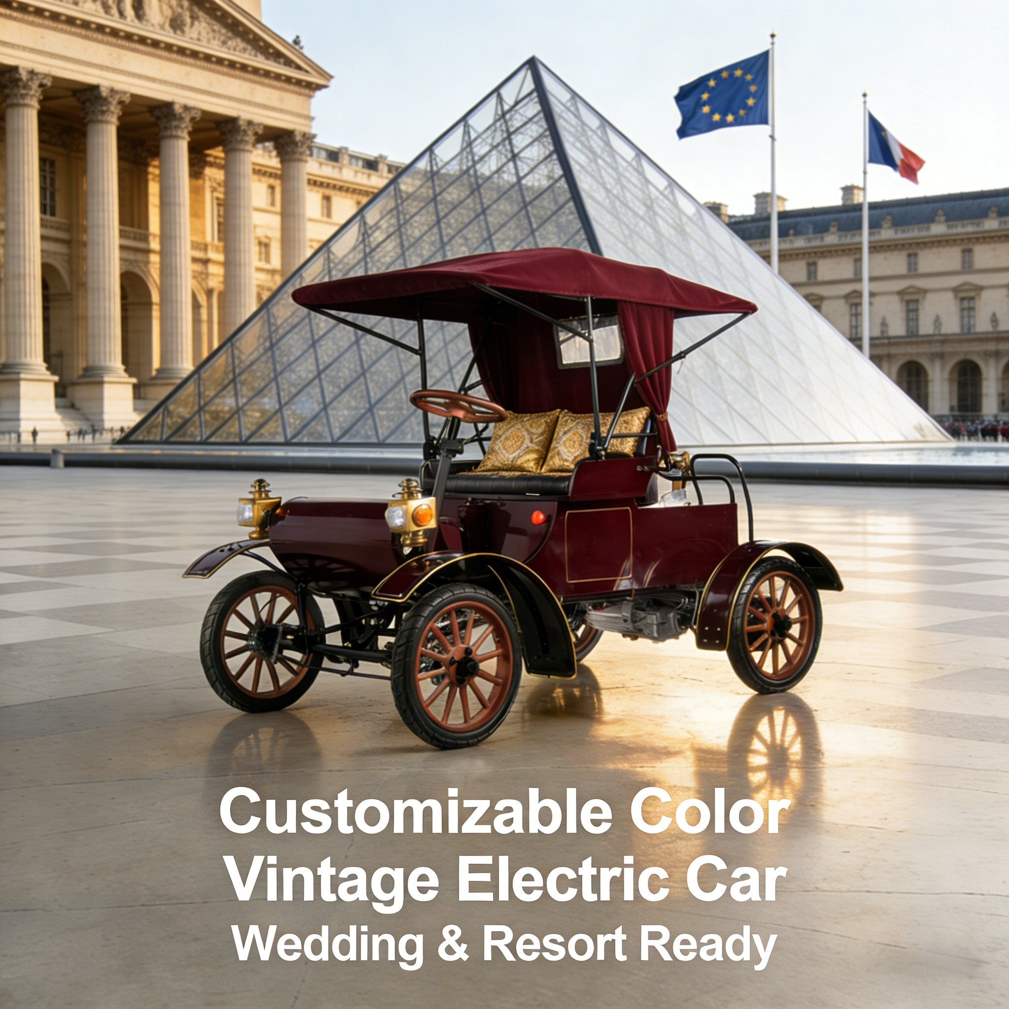 Coche el&eacute;ctrico antiguo