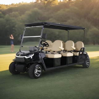 Carro de golf de 6 plazas Yatian GQ06C: motor de alto rendimiento de 48 V y 5 KW, ideal para campos de golf, centros turísticos y comunidades