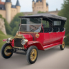 Coche retro vintage con certificado CE para adultos