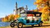YATIAN Coche turístico eléctrico retro Vehículo vintage convertible personalizado de alta gama para lugares pintorescos, mansiones y complejos turísticos