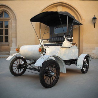 Coche vintage de carga blanco LY04A Yatian 1903 para la recepción del hotel