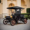 Black LY04A Yatian Manufacturing 1903: un automóvil antiguo retro que se puede instalar en Instagram para una experiencia de escapada de lujo en campos de golf, hoteles y complejos turísticos de lujo