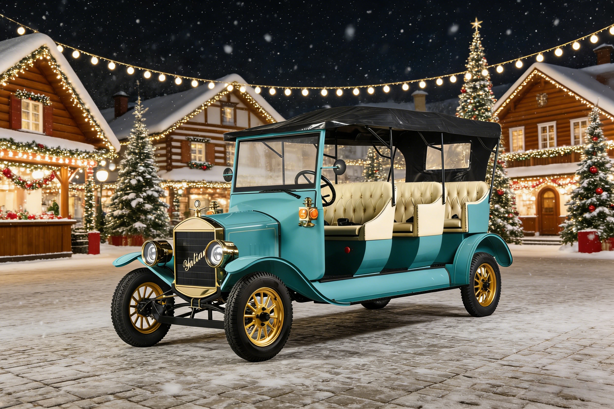 LY08B Coche retro cl&aacute;sico (2)