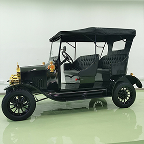 Coche antiguo personalizado para parque de atracciones