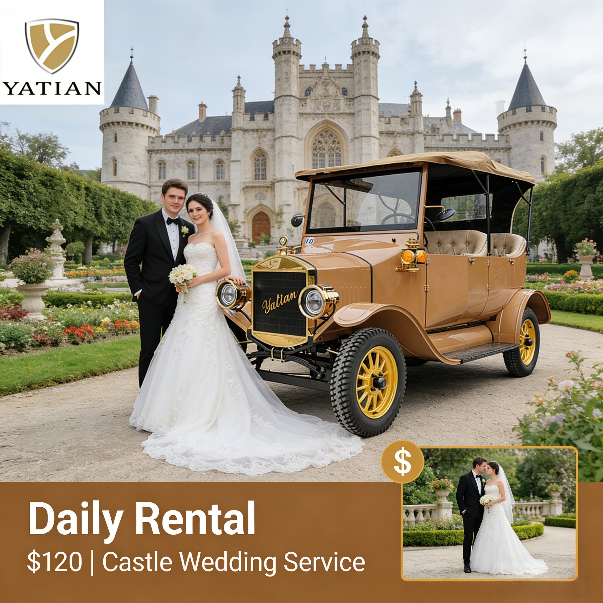 Veh&iacute;culo el&eacute;ctrico retro comercial Yatian (5)