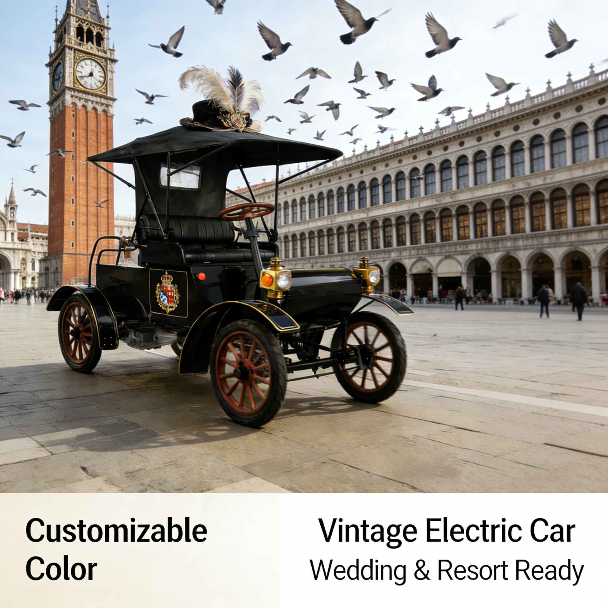 Coche el&eacute;ctrico antiguo