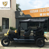 Parque de atracciones Coche vintage negro personalizado