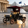 Coche turístico eléctrico antiguo para centros turísticos, bodas y ciudades históricas: estilo clásico de 2 plazas | Yatian LY02A