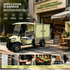 Carro de golf eléctrico 4x4 con caja de carga (Modelo GQ04X)